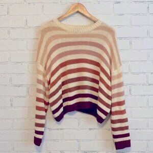 Cotton Candy LA Striped Sweater Size Medium